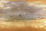 Edgar Degas Beach Landscape_2 oil on canvas